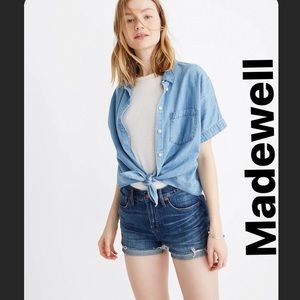 NWT Madewell High-Rise Denim Shorts W27